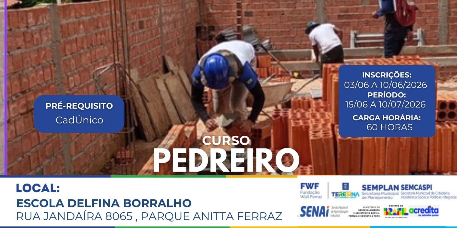 PEDREIRO MDS - LESTE